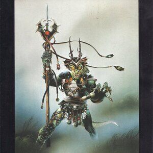 Chris Achilleos 2 sided Book Page Print - Swordships & Transit of Scorpio